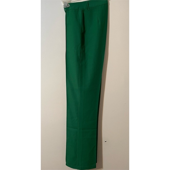 Green High Waisted Straight Leg Pants Size 6 - Picture 4 of 5